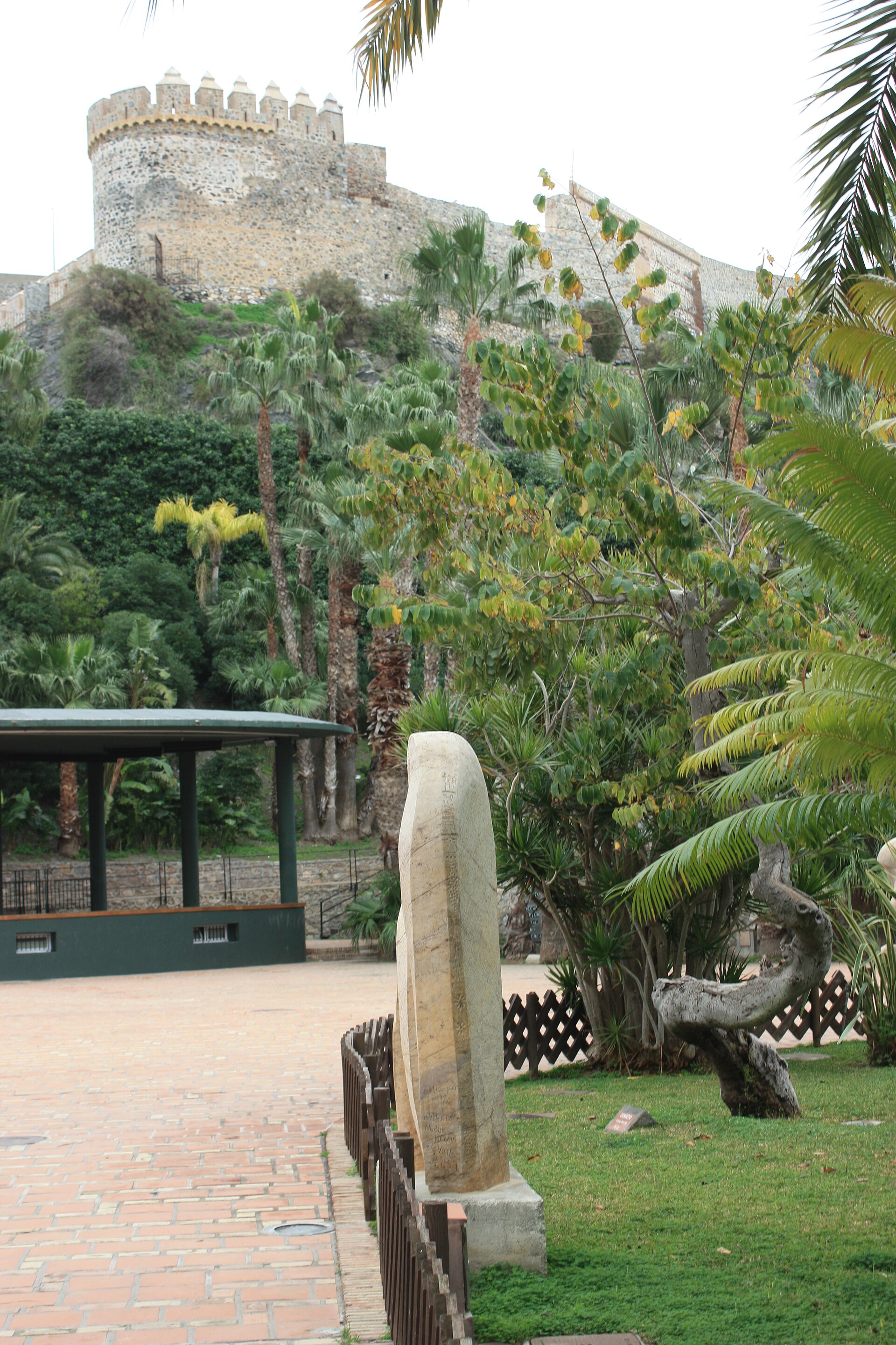 The castle seen from Parque El Majuelo