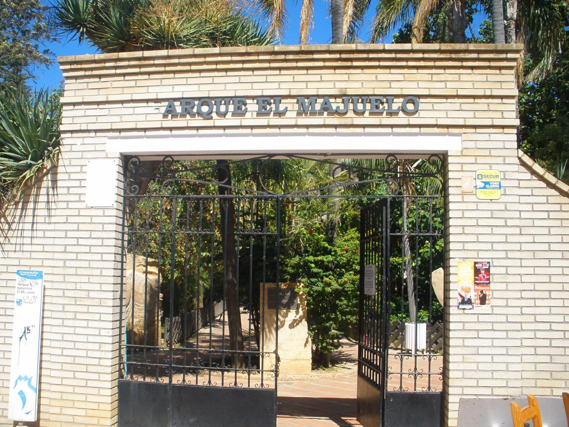 Der Eingang zum Parque El Majuelo