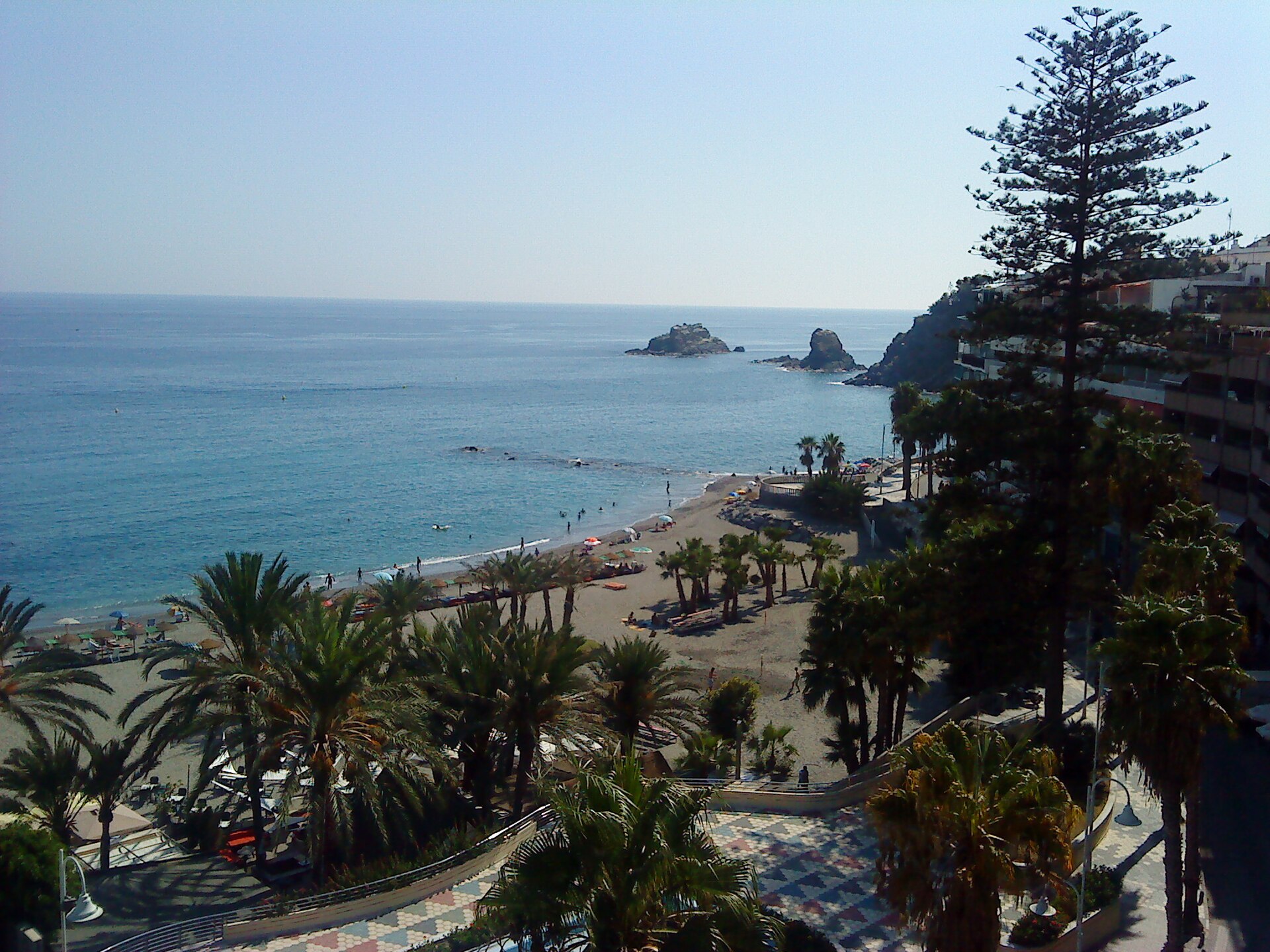 Peñones de San Cristóbal set fra Paseo del Altillo, 2009