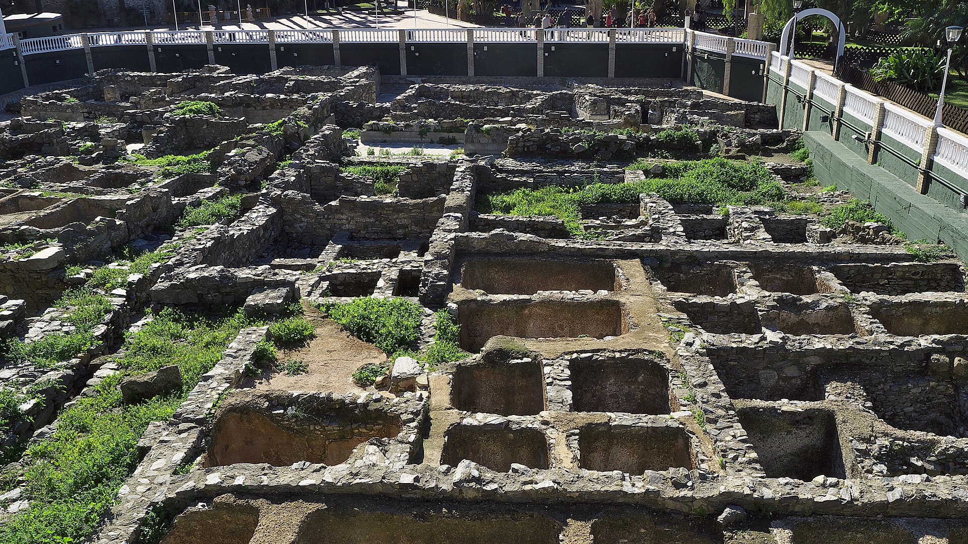 The vats of the Roman fish-salting factory