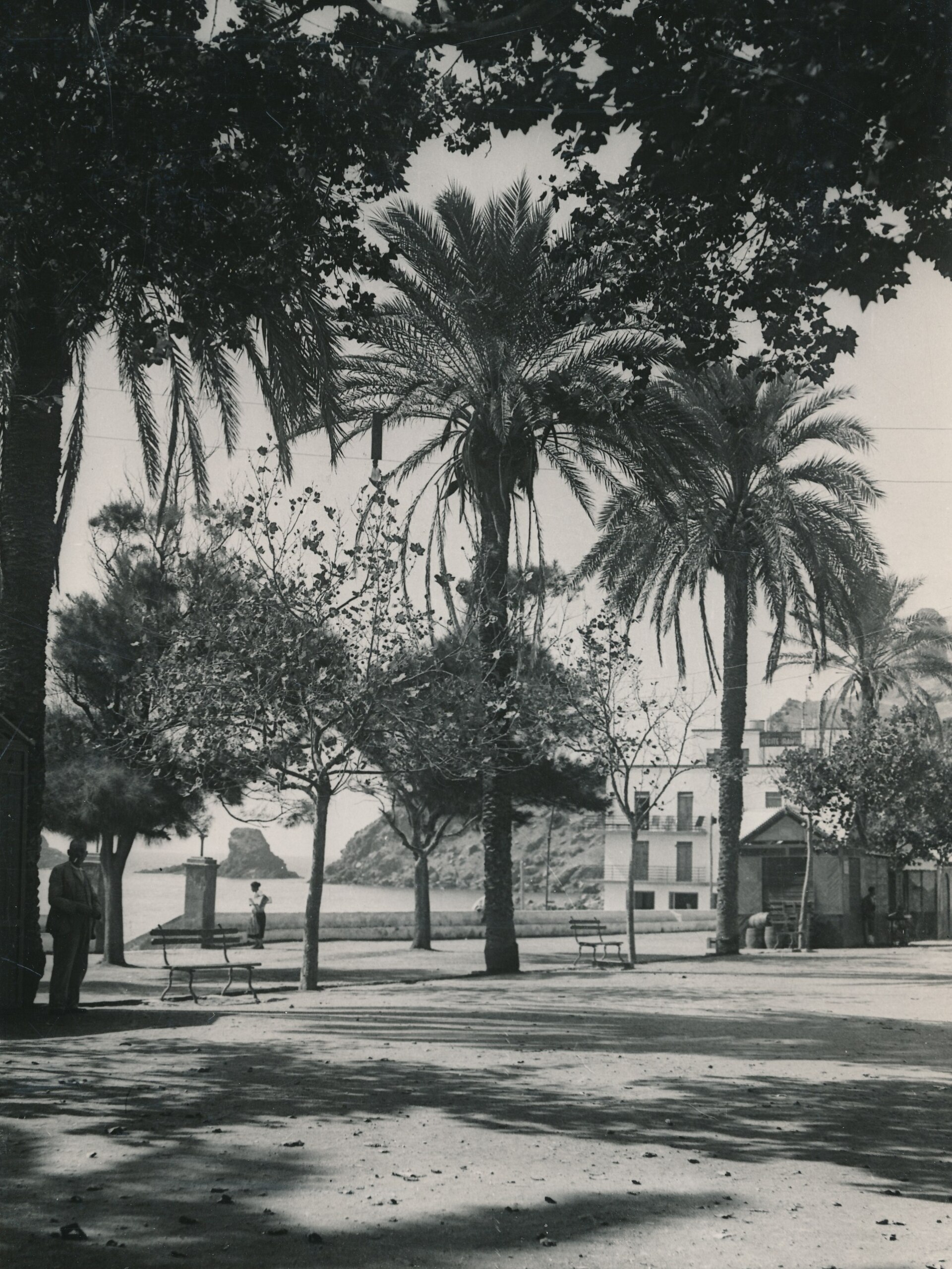 Hotel Mediterráneo og promenaden, 1930'erne