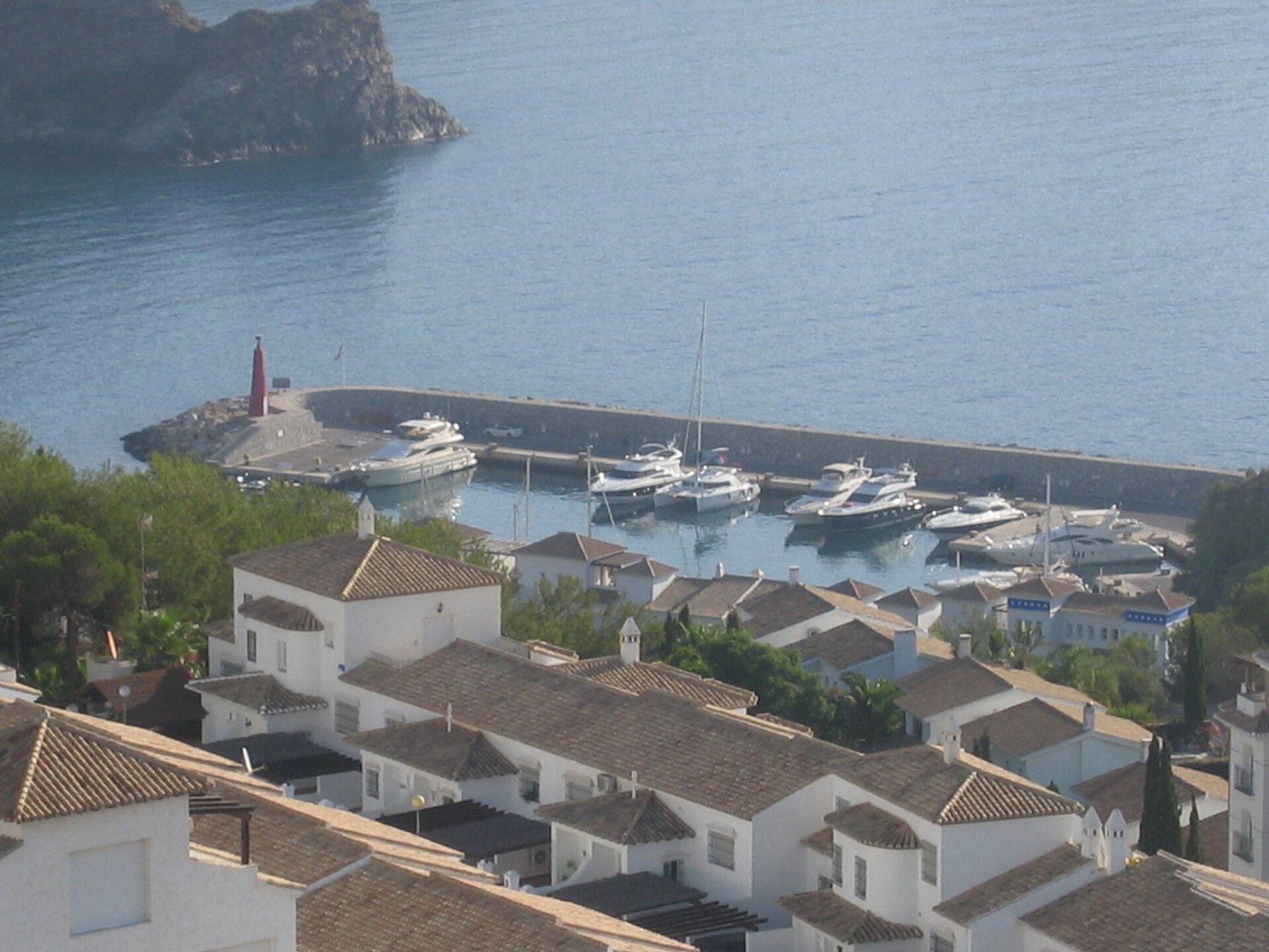 Marina del Este set fra fyret