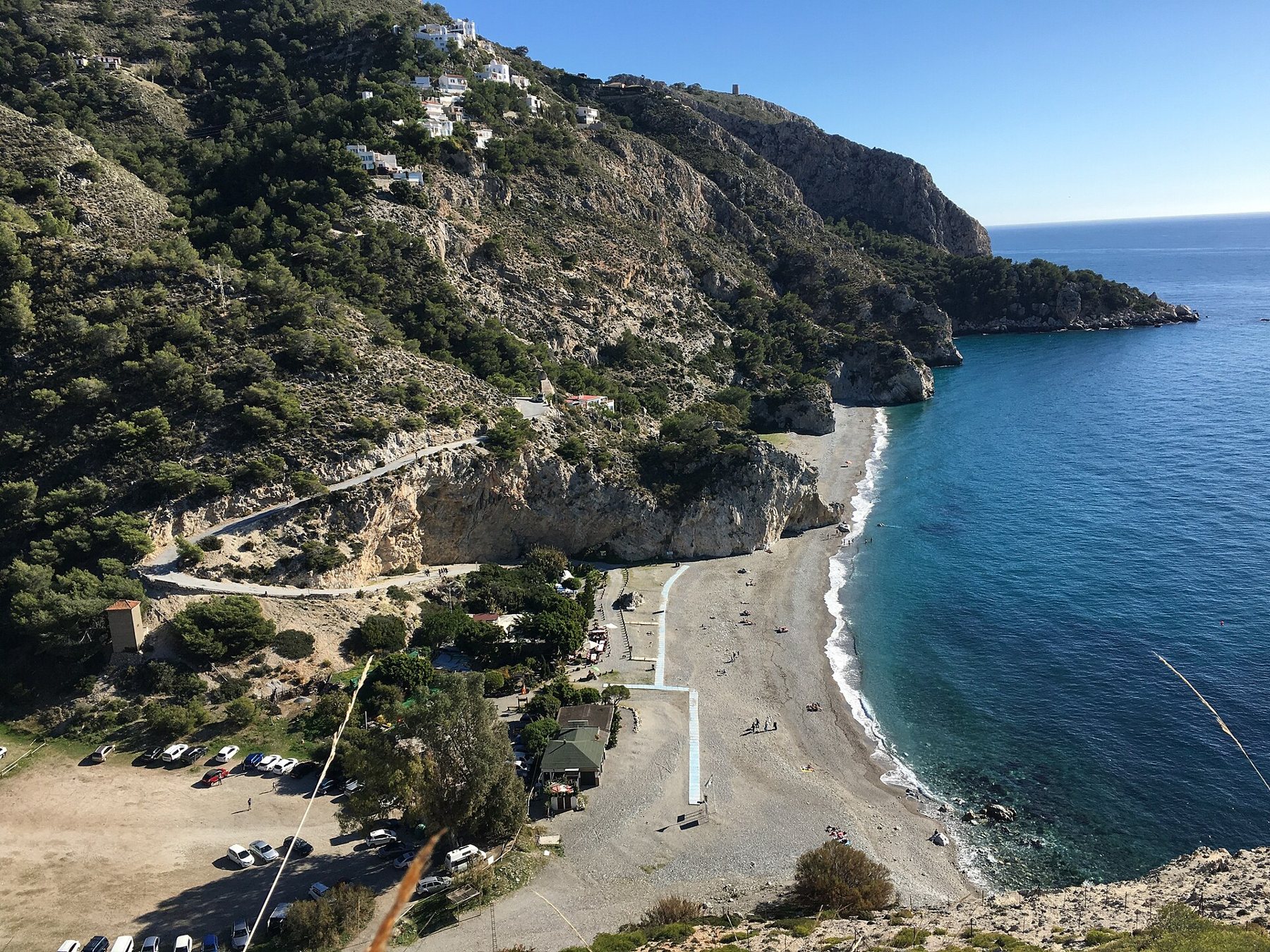 Playa de Cantarriján – den yderste strand før Málaga-provinsen